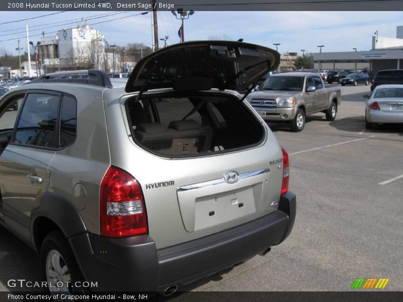 Desert Sage / Beige 2008 Hyundai Tucson Limited 4WD