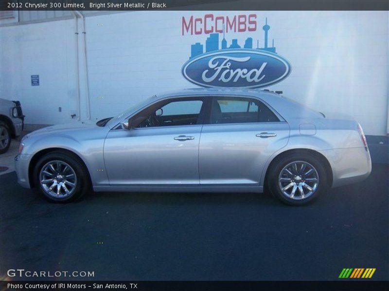 Bright Silver Metallic / Black 2012 Chrysler 300 Limited