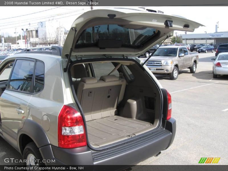 Desert Sage / Beige 2008 Hyundai Tucson Limited 4WD