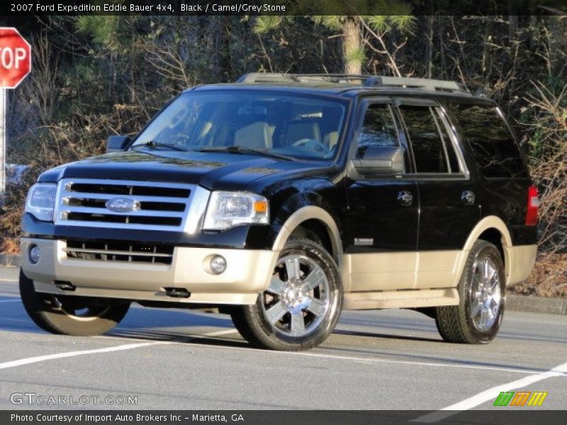 Black / Camel/Grey Stone 2007 Ford Expedition Eddie Bauer 4x4