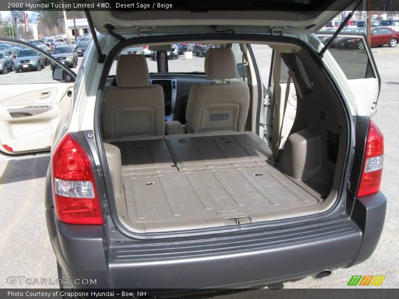Desert Sage / Beige 2008 Hyundai Tucson Limited 4WD