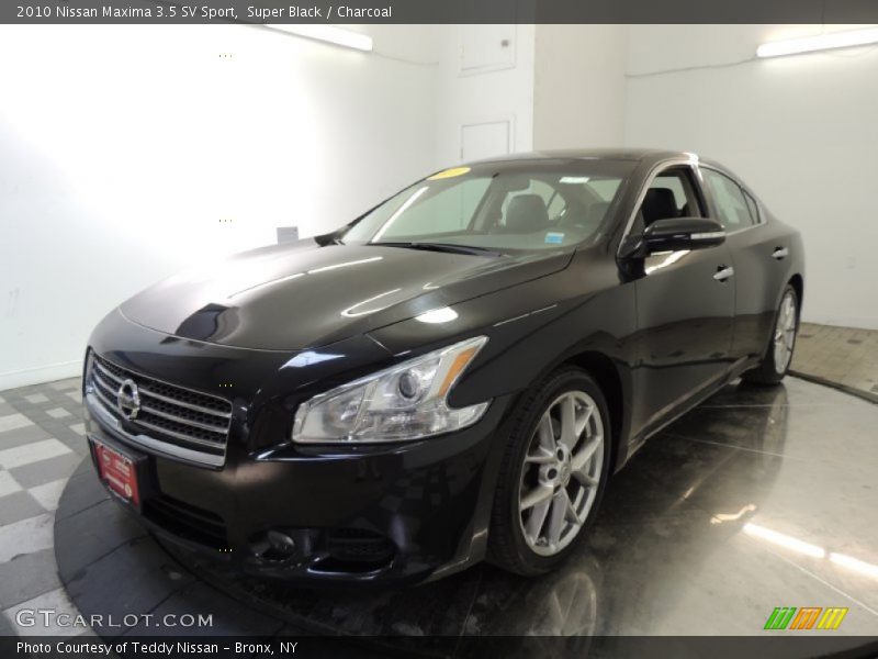 Super Black / Charcoal 2010 Nissan Maxima 3.5 SV Sport