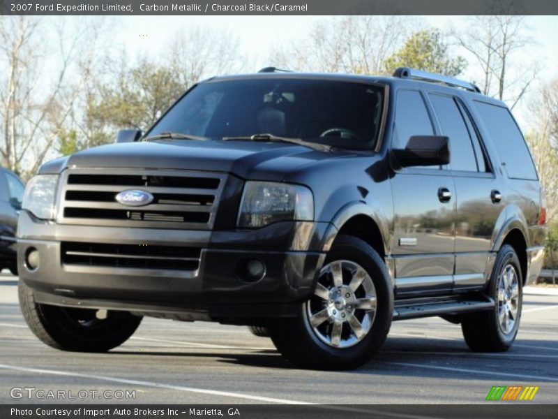 Carbon Metallic / Charcoal Black/Caramel 2007 Ford Expedition Limited