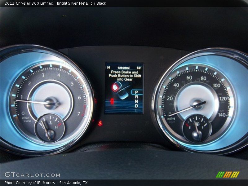 Bright Silver Metallic / Black 2012 Chrysler 300 Limited
