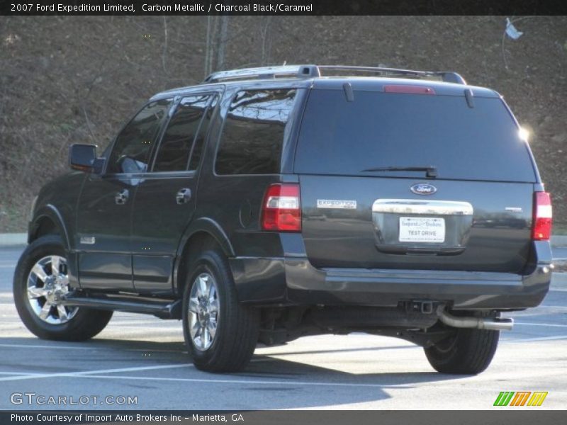 Carbon Metallic / Charcoal Black/Caramel 2007 Ford Expedition Limited