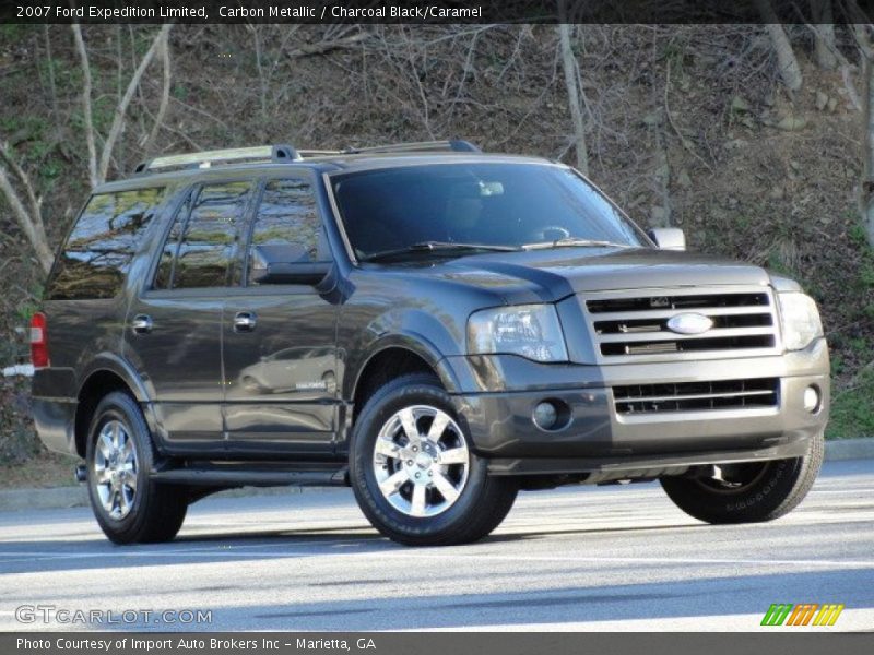 Carbon Metallic / Charcoal Black/Caramel 2007 Ford Expedition Limited