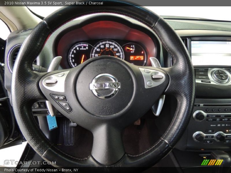 Super Black / Charcoal 2010 Nissan Maxima 3.5 SV Sport