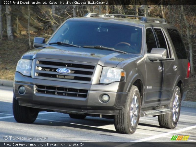 Carbon Metallic / Charcoal Black/Caramel 2007 Ford Expedition Limited