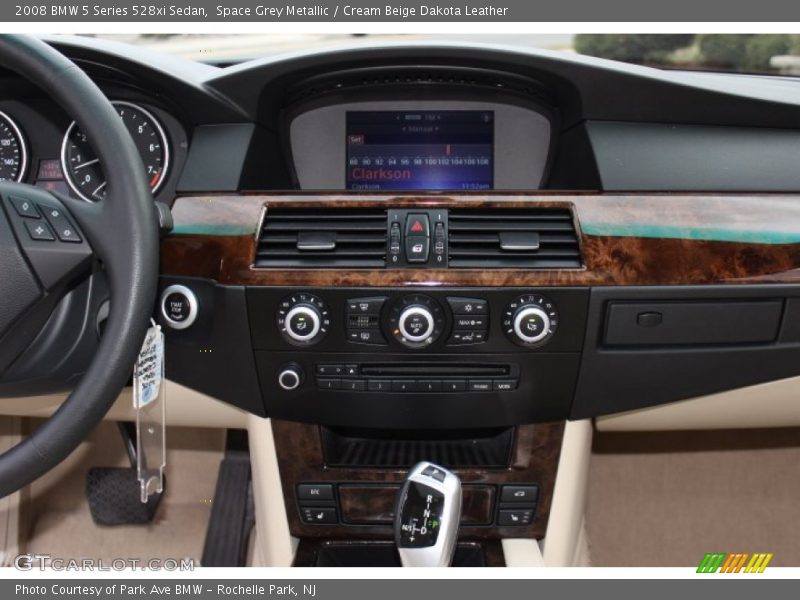 Space Grey Metallic / Cream Beige Dakota Leather 2008 BMW 5 Series 528xi Sedan