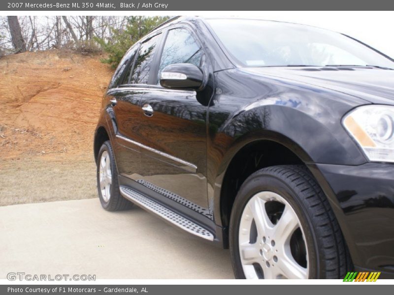 Black / Ash Grey 2007 Mercedes-Benz ML 350 4Matic