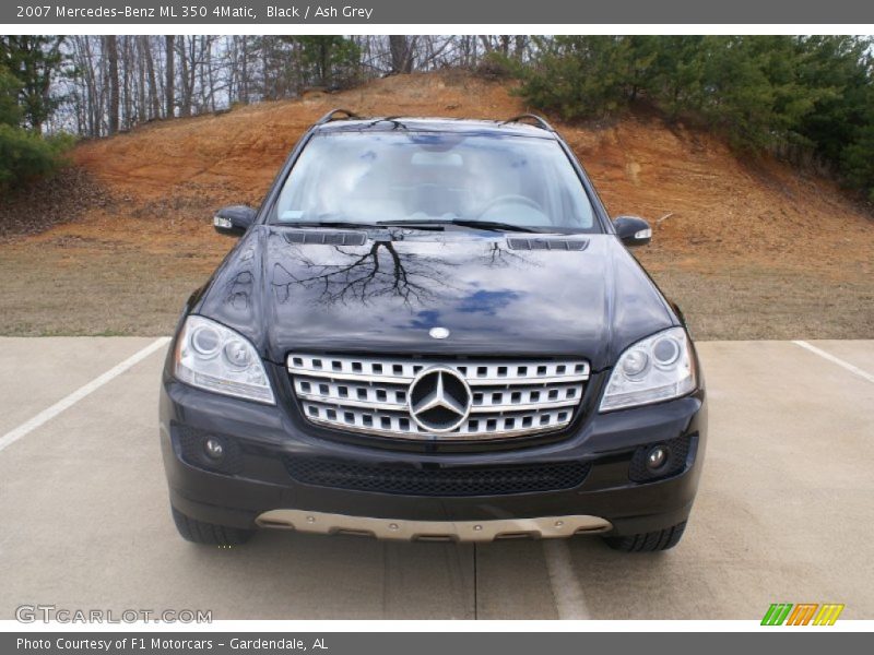 Black / Ash Grey 2007 Mercedes-Benz ML 350 4Matic