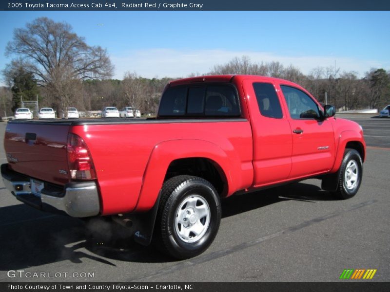Radiant Red / Graphite Gray 2005 Toyota Tacoma Access Cab 4x4