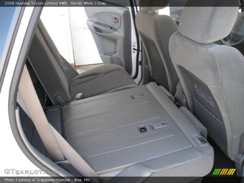 Nordic White / Gray 2008 Hyundai Tucson Limited 4WD