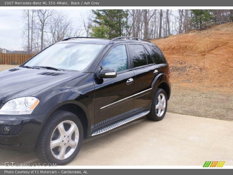 Black / Ash Grey 2007 Mercedes-Benz ML 350 4Matic
