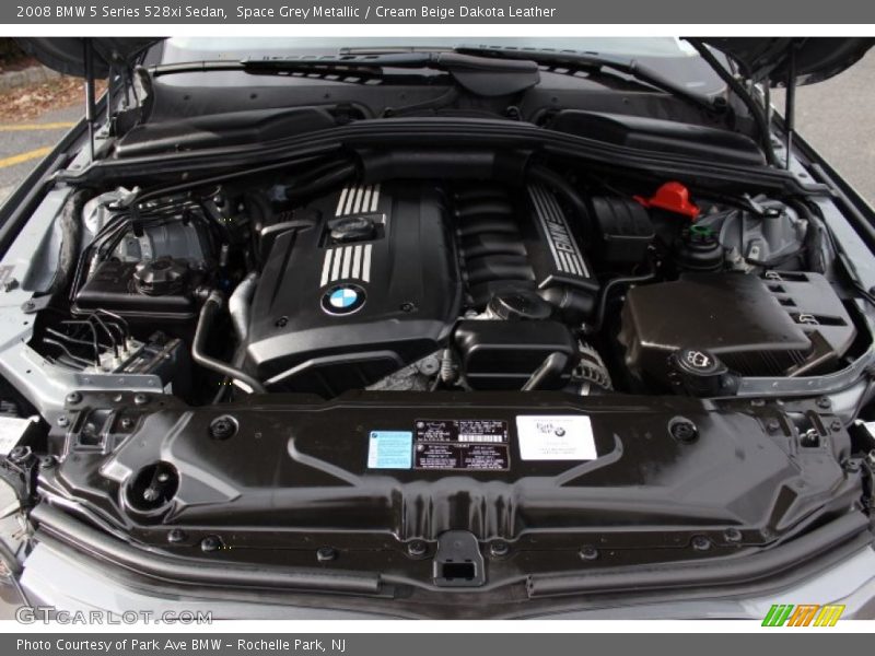 Space Grey Metallic / Cream Beige Dakota Leather 2008 BMW 5 Series 528xi Sedan