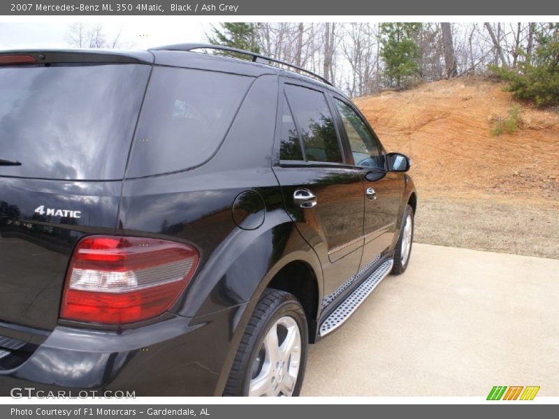 Black / Ash Grey 2007 Mercedes-Benz ML 350 4Matic