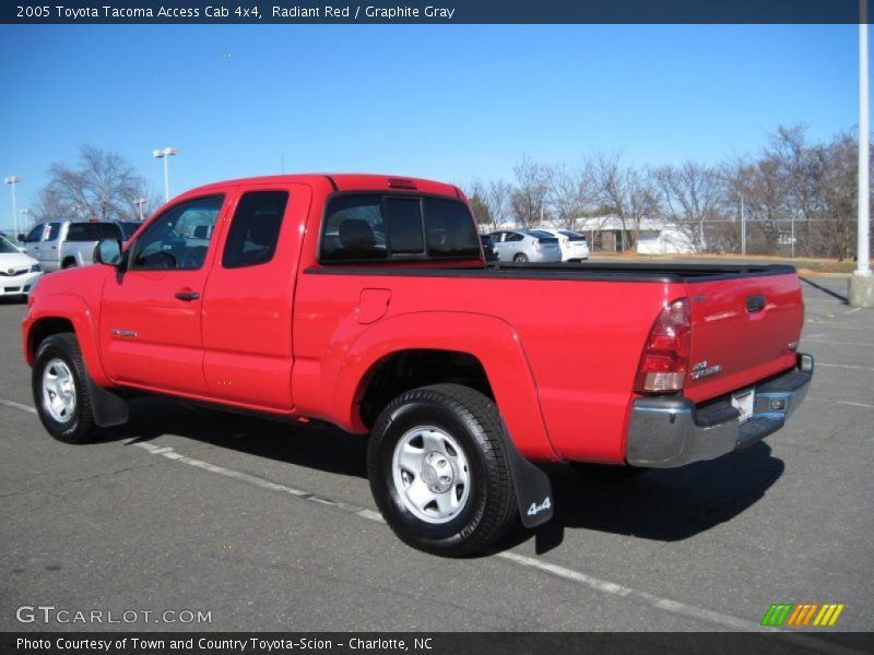 Radiant Red / Graphite Gray 2005 Toyota Tacoma Access Cab 4x4