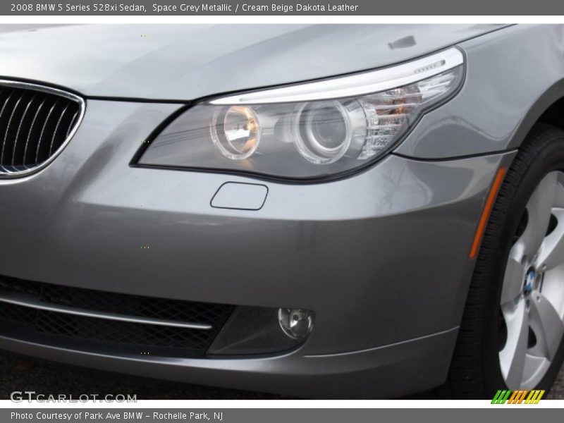 Space Grey Metallic / Cream Beige Dakota Leather 2008 BMW 5 Series 528xi Sedan