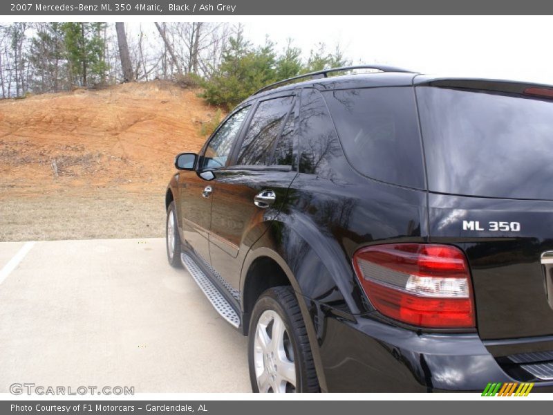 Black / Ash Grey 2007 Mercedes-Benz ML 350 4Matic