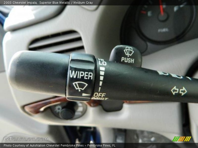 Superior Blue Metallic / Medium Gray 2003 Chevrolet Impala