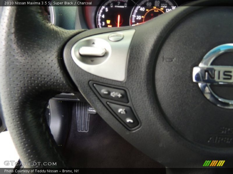 Super Black / Charcoal 2010 Nissan Maxima 3.5 S