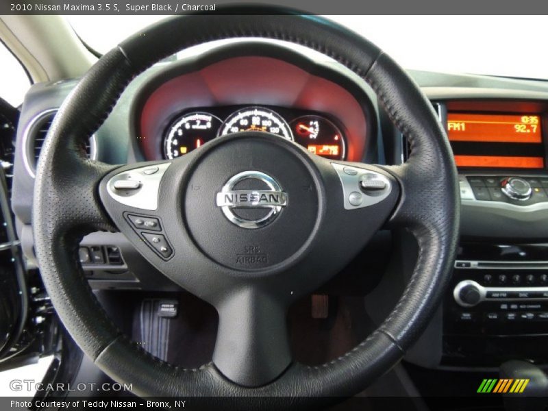 Super Black / Charcoal 2010 Nissan Maxima 3.5 S