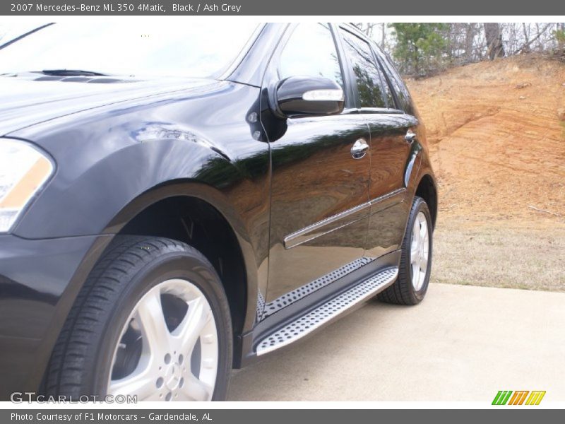 Black / Ash Grey 2007 Mercedes-Benz ML 350 4Matic