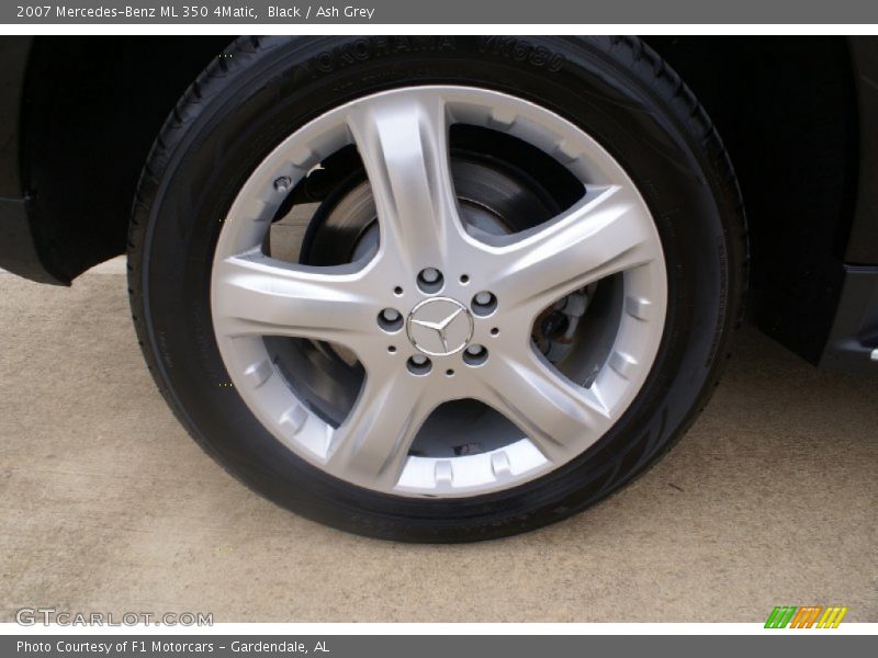 Black / Ash Grey 2007 Mercedes-Benz ML 350 4Matic