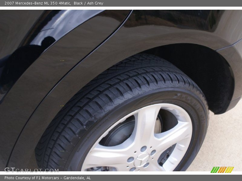 Black / Ash Grey 2007 Mercedes-Benz ML 350 4Matic