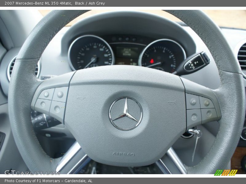 Black / Ash Grey 2007 Mercedes-Benz ML 350 4Matic