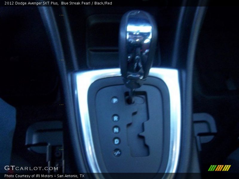 Blue Streak Pearl / Black/Red 2012 Dodge Avenger SXT Plus