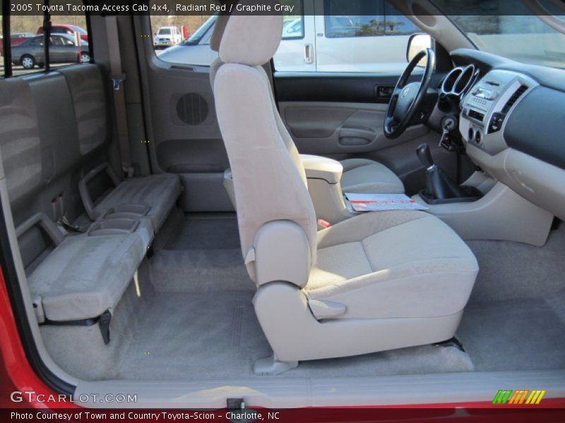  2005 Tacoma Access Cab 4x4 Graphite Gray Interior