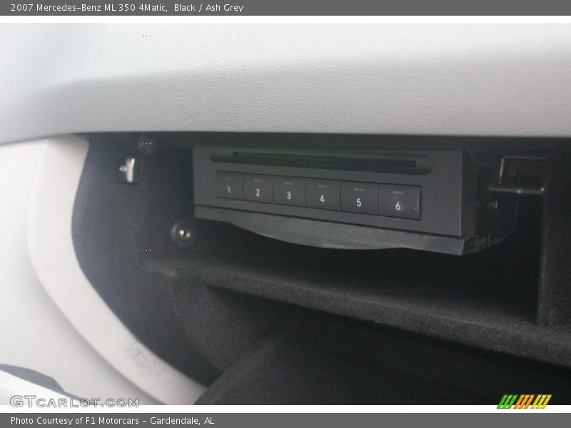 Black / Ash Grey 2007 Mercedes-Benz ML 350 4Matic