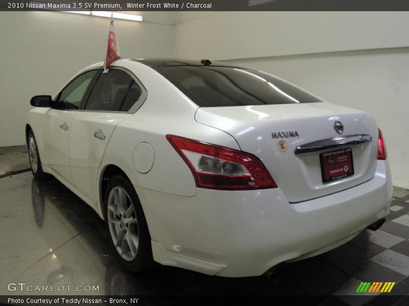 Winter Frost White / Charcoal 2010 Nissan Maxima 3.5 SV Premium