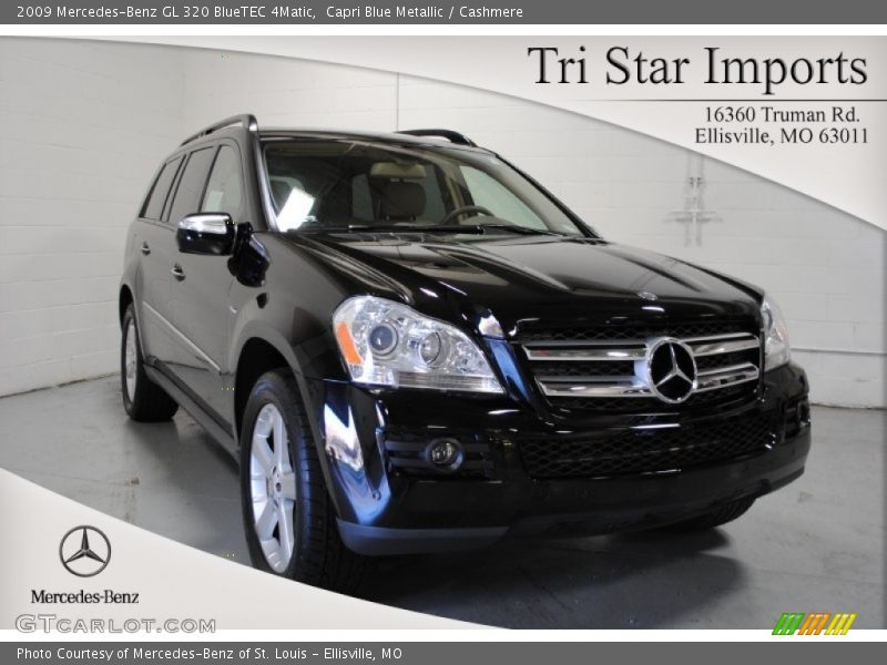 Capri Blue Metallic / Cashmere 2009 Mercedes-Benz GL 320 BlueTEC 4Matic