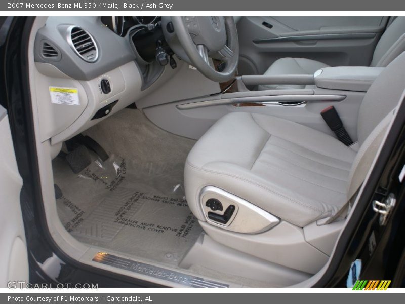 Black / Ash Grey 2007 Mercedes-Benz ML 350 4Matic