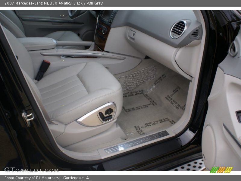 Black / Ash Grey 2007 Mercedes-Benz ML 350 4Matic