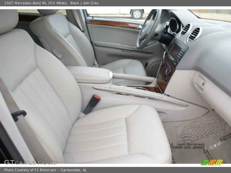 Black / Ash Grey 2007 Mercedes-Benz ML 350 4Matic