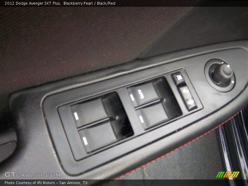 Blackberry Pearl / Black/Red 2012 Dodge Avenger SXT Plus