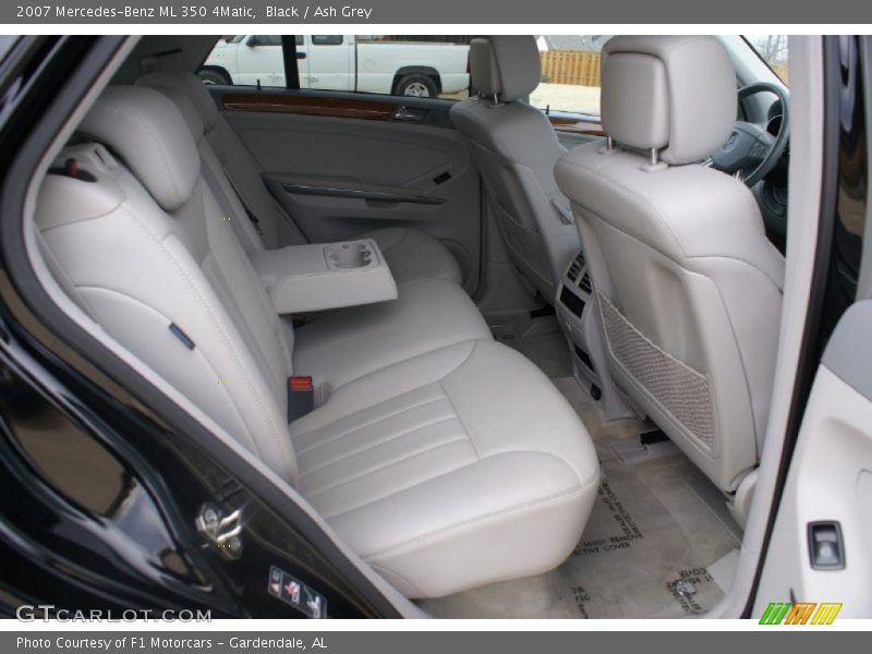 Black / Ash Grey 2007 Mercedes-Benz ML 350 4Matic