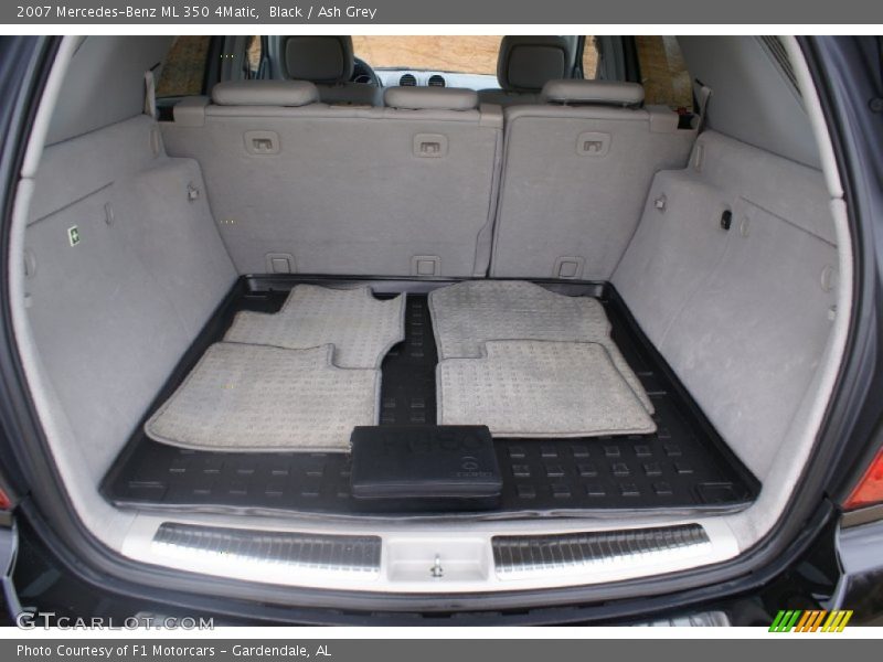 Black / Ash Grey 2007 Mercedes-Benz ML 350 4Matic