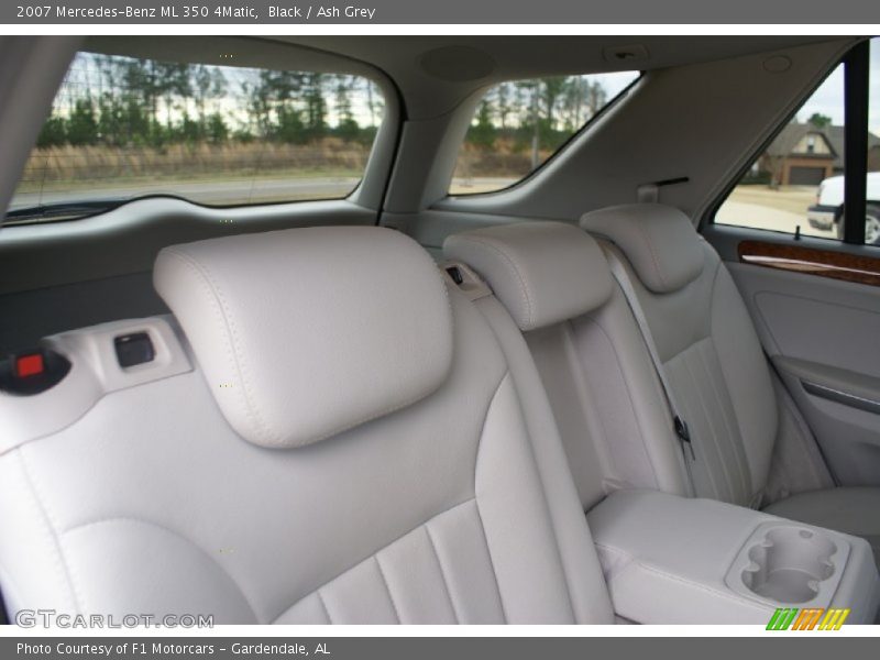Black / Ash Grey 2007 Mercedes-Benz ML 350 4Matic