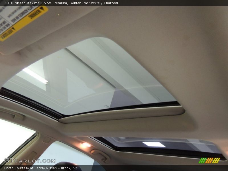 Winter Frost White / Charcoal 2010 Nissan Maxima 3.5 SV Premium