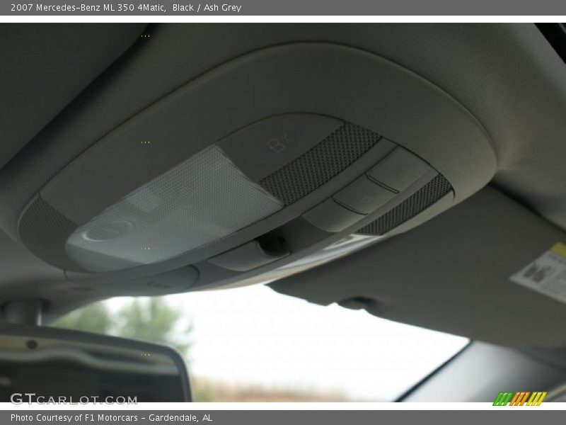 Black / Ash Grey 2007 Mercedes-Benz ML 350 4Matic