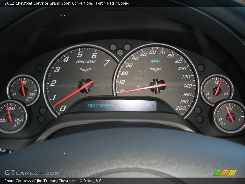  2012 Corvette Grand Sport Convertible Grand Sport Convertible Gauges