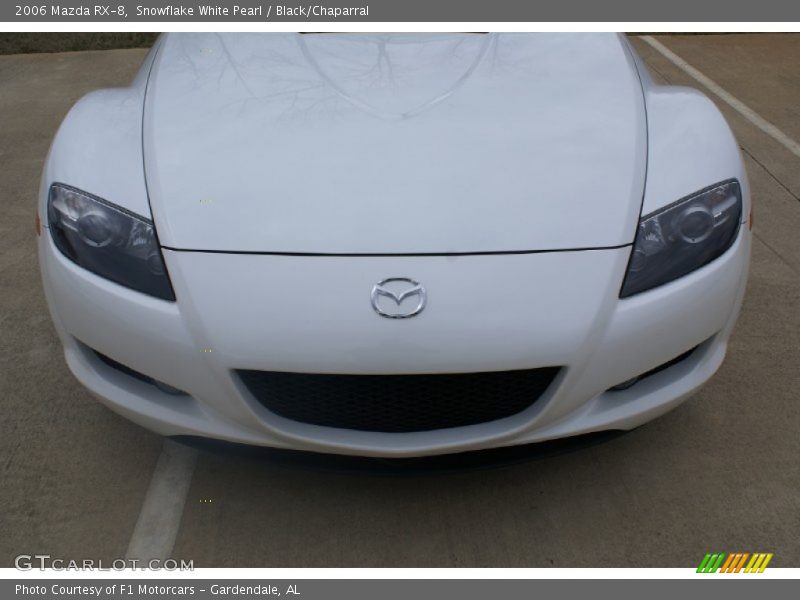 Snowflake White Pearl / Black/Chaparral 2006 Mazda RX-8