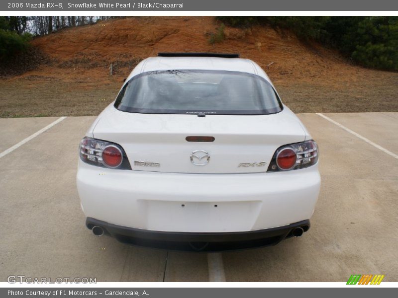 Snowflake White Pearl / Black/Chaparral 2006 Mazda RX-8