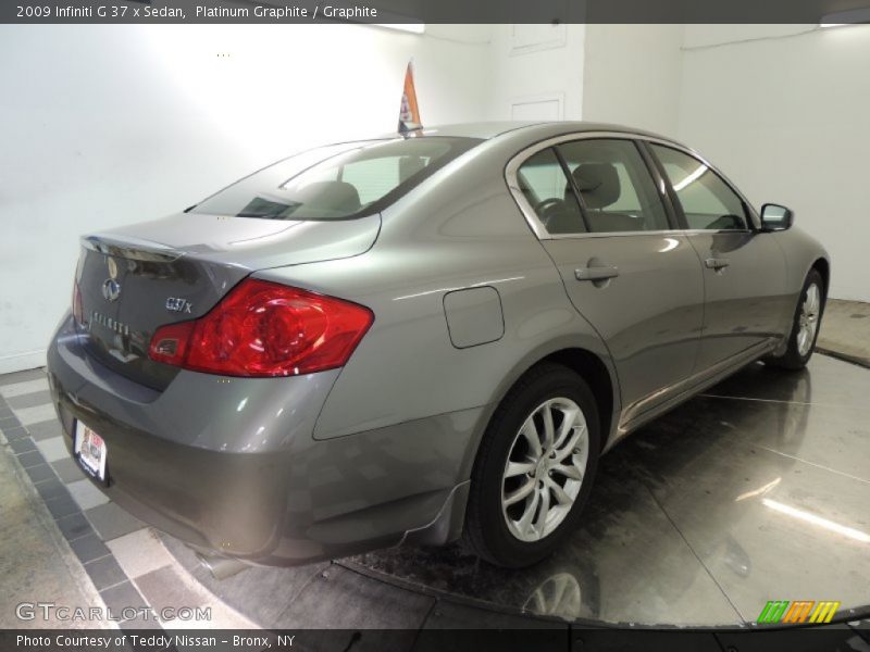 Platinum Graphite / Graphite 2009 Infiniti G 37 x Sedan