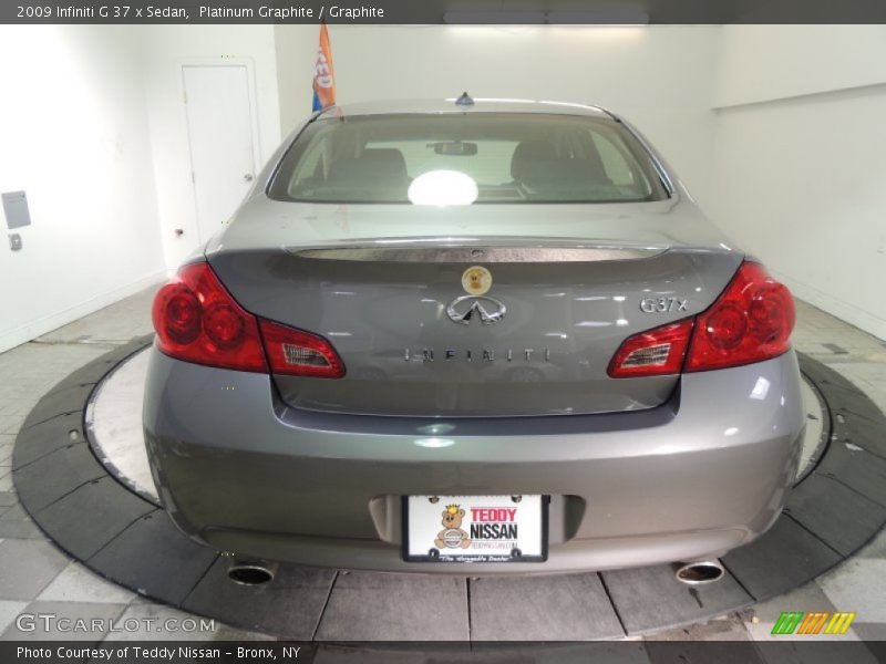 Platinum Graphite / Graphite 2009 Infiniti G 37 x Sedan