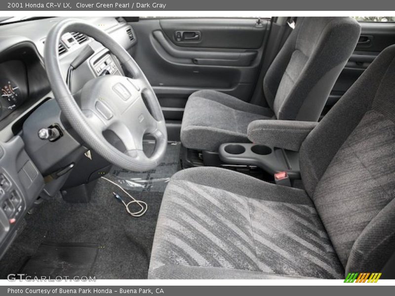 Clover Green Pearl / Dark Gray 2001 Honda CR-V LX